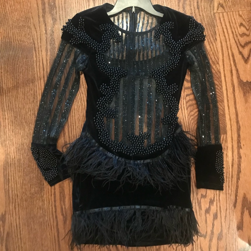 Heavy stylish black dress gr8 for a celebration